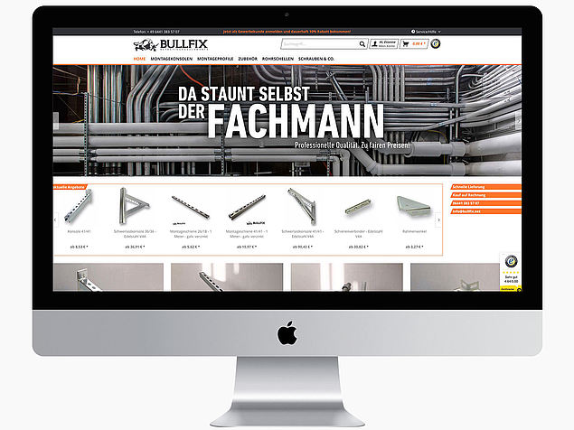 Abbildung Website bullfix