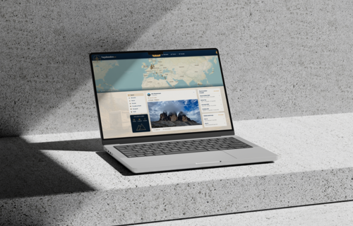 Mockup Vagabunden Laptop